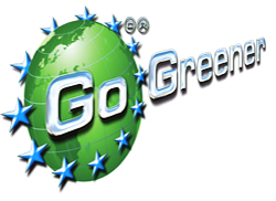 go greener logo voor  besparing